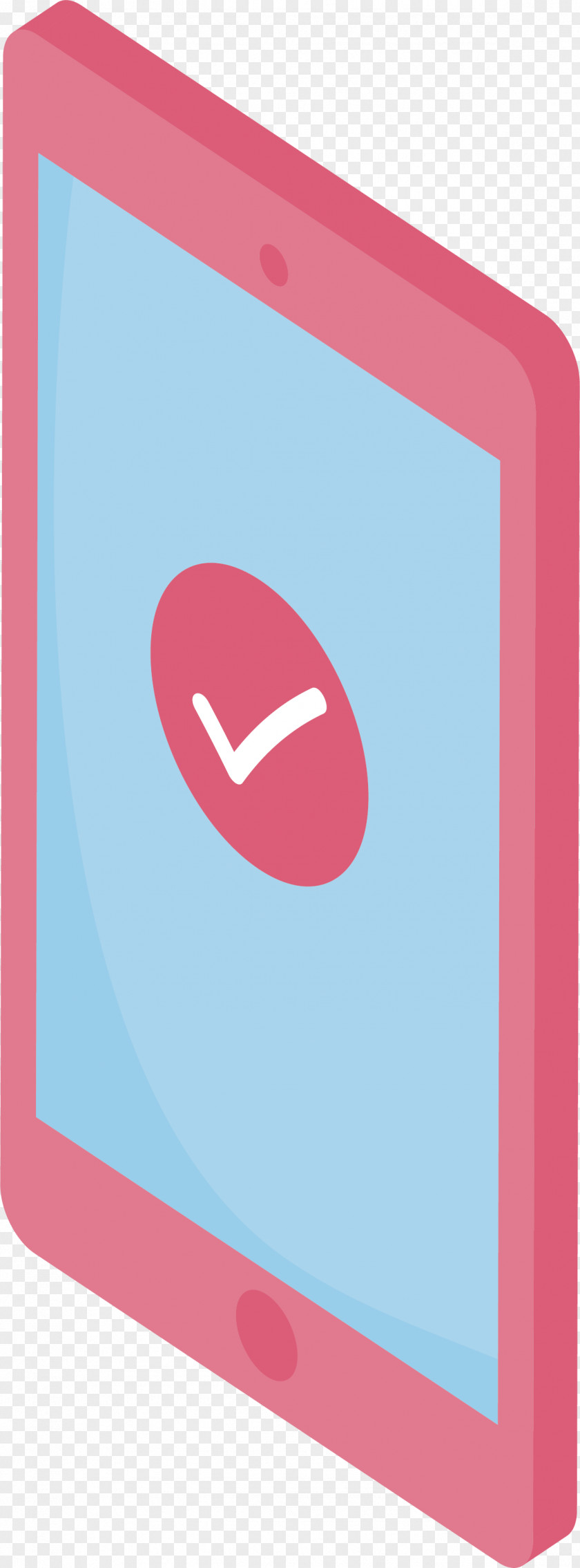 Pink Phone Model Mobile Clip Art PNG