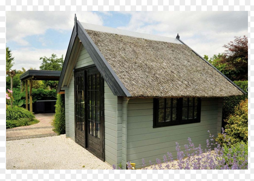 Pyramide Thatching Shed Roof Shingle Garden PNG