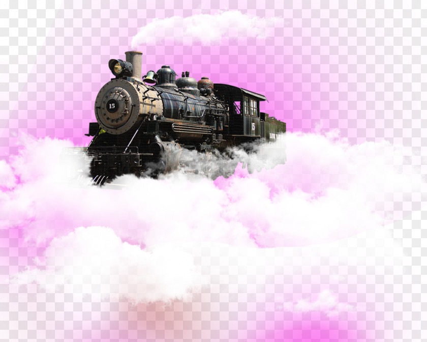 The Train On Clouds Tren A Las Nubes Railroad Car PNG