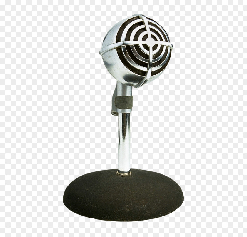 Vintage Style Wireless Microphone Audio PNG