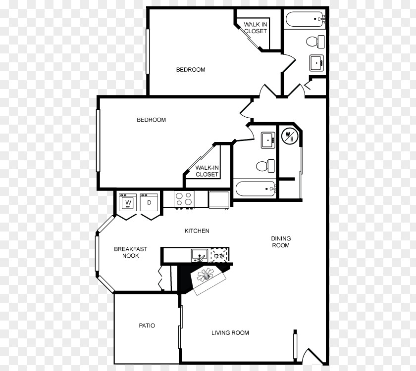Apartment Floor Plan Cambridge Court Apartments Window PNG