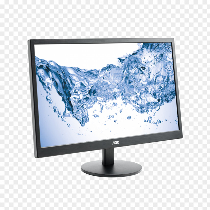 Lcd Computer Monitors LED-backlit LCD Backlight Liquid-crystal Display AOC International PNG
