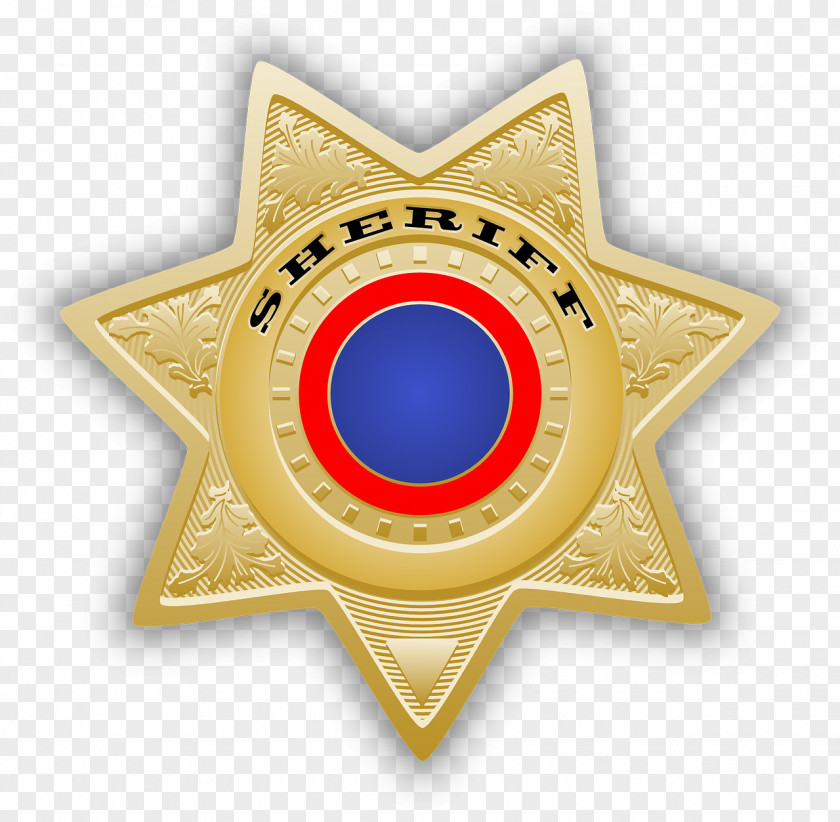 Sheriff Badge Police Officer Clip Art PNG