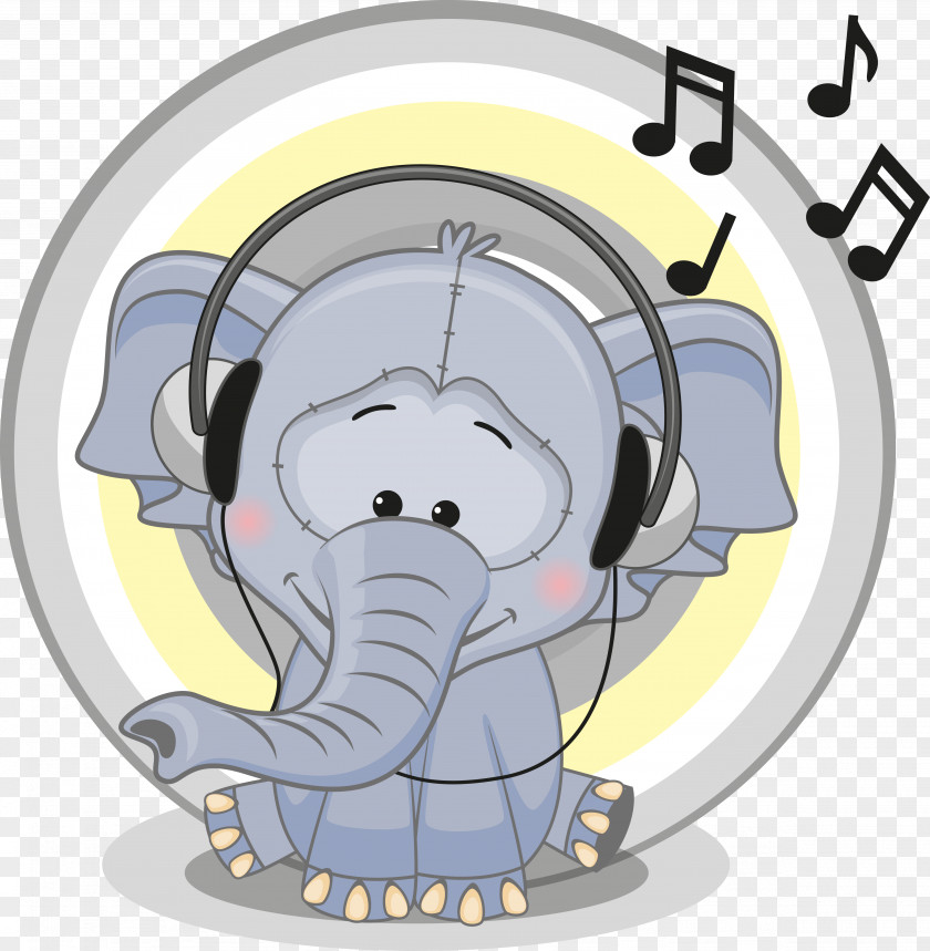 Vector Elephants Hathi Jr. Elephant Illustration PNG