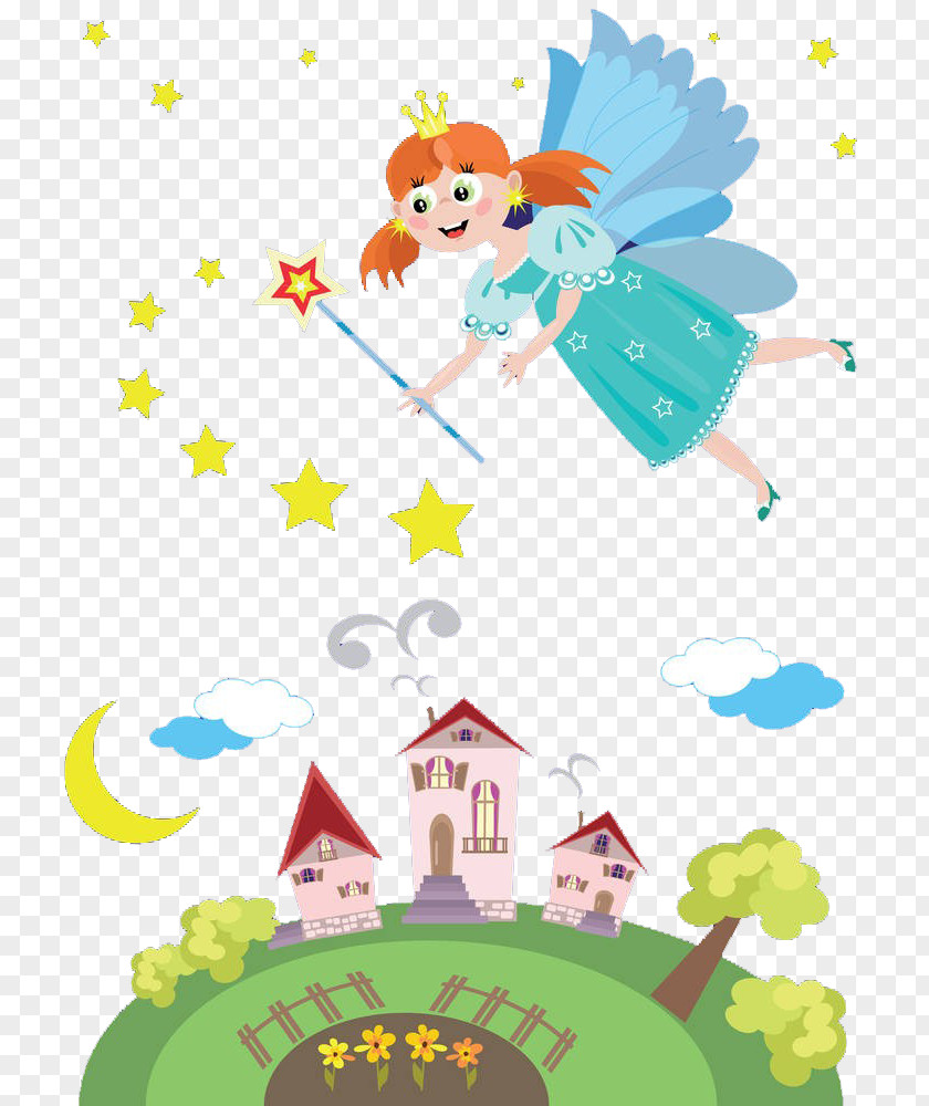 Fairy Flew From The Castle Download Clip Art PNG