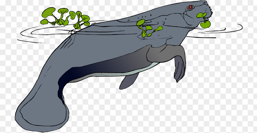 Manatee Sea Cows Clip Art Image Illustration Openclipart PNG