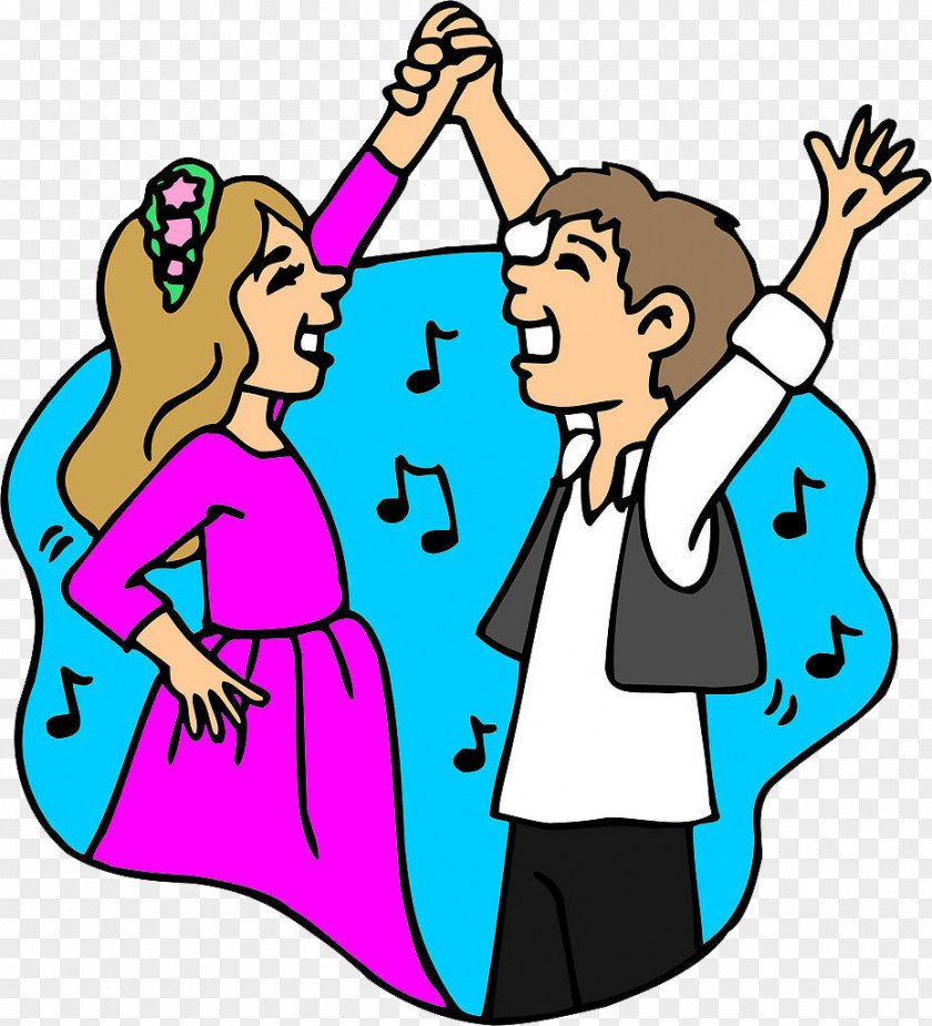 Men And Women Singing Cartoons Free Dance Clip Art PNG
