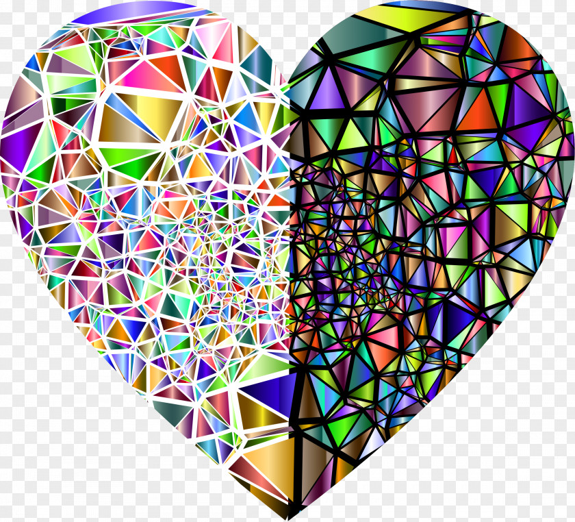 Abstract Polygons Desktop Wallpaper Heart Clip Art PNG
