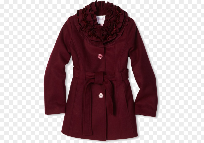 Burgundy Blazer Overcoat Jacket Dress Collar PNG