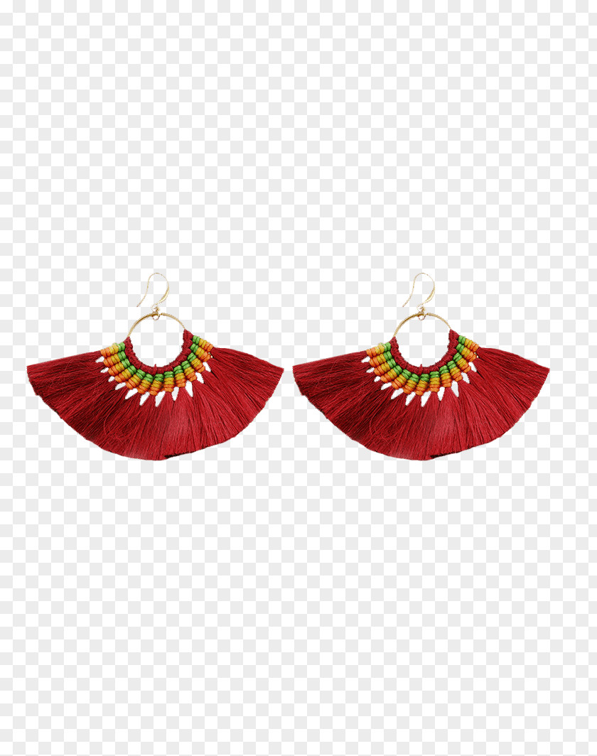 Earring Tassel Bohemia Woman Christmas Ornament PNG