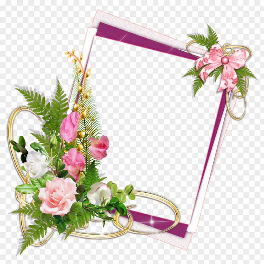 Floral Frame Picture Frames Clip Art PNG