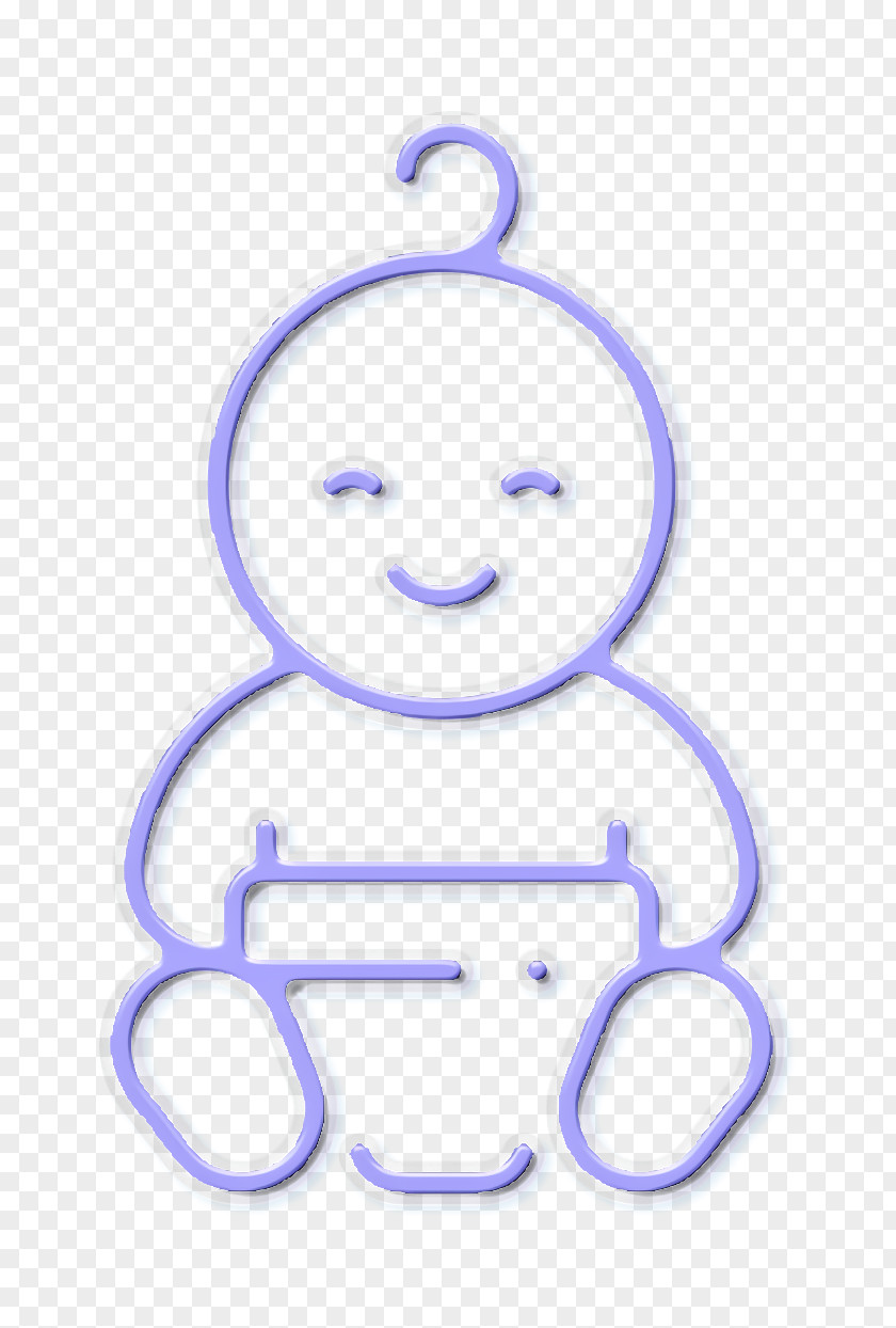 Smile Line Art Maternity Icon Baby Boy Child PNG