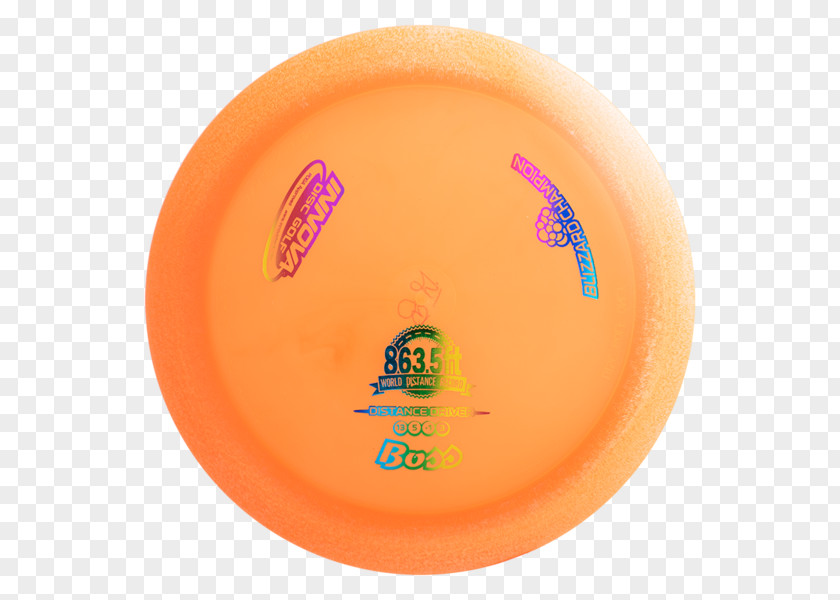 Blizzard Ch. Driver Boss Yellow Champion Driver, Frisbeegolf Font Orange S.A. PNG