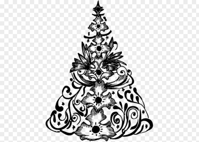 Christmas Drawing Tree Clip Art PNG