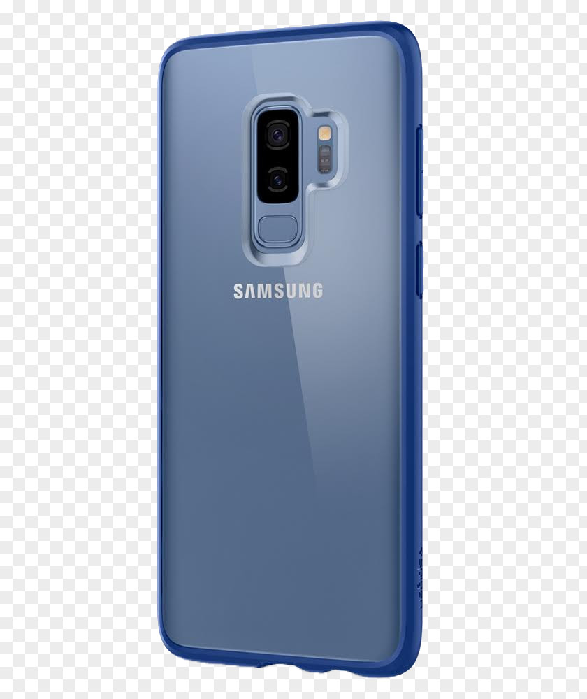Case Electric Blue Galaxy Background PNG