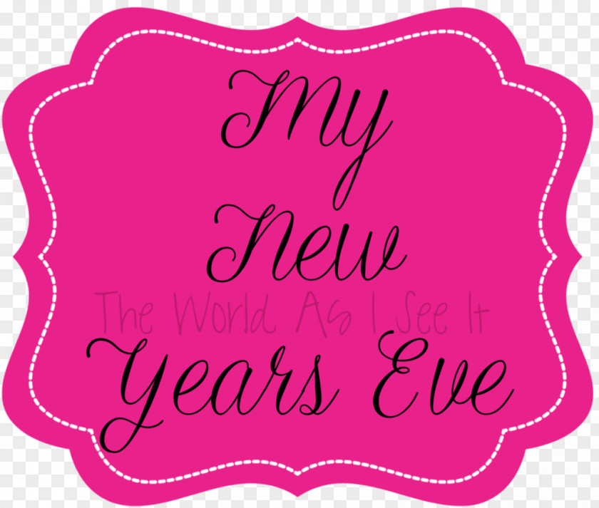 New Years Eve Logo Petal Flower Font PNG