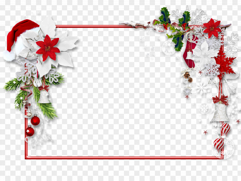 Santa Claus Picture Frames Christmas Day Clip Art PNG