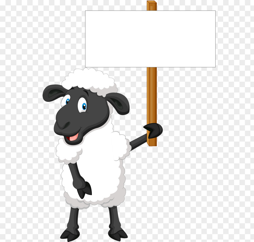 عيد فطر سعيد Sheep Drawing Clip Art PNG