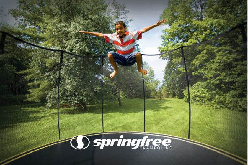 Trampoline Springfree Trampolining Jumping Sport PNG