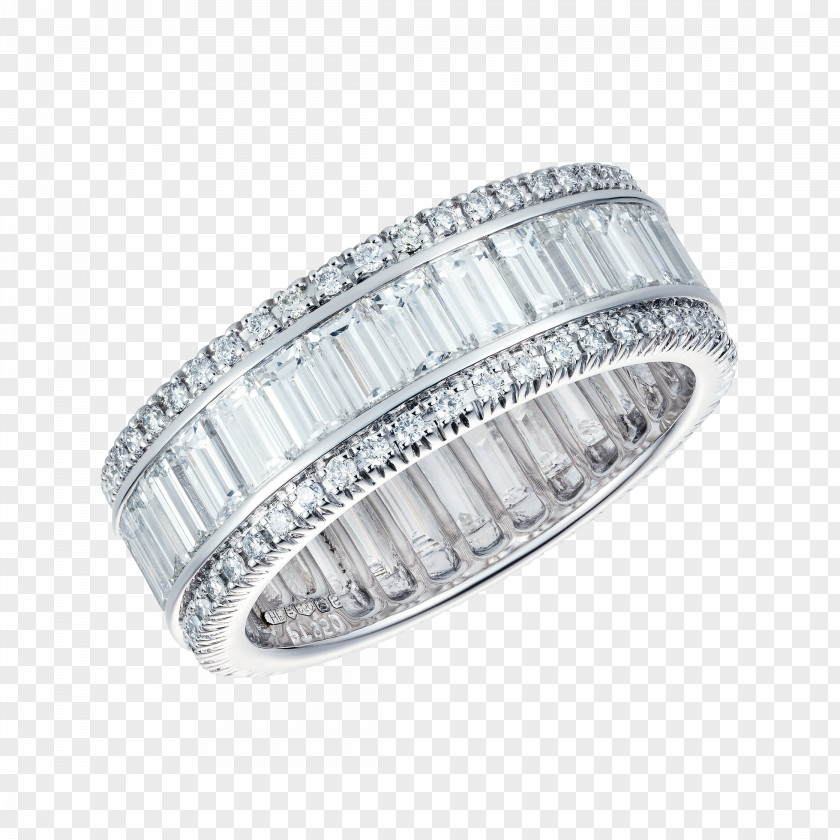 Diamond Cut Wedding Ring Eternity PNG