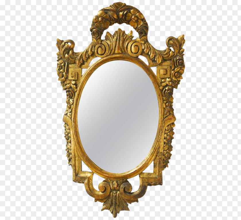 Mirror Neoclassicism Louis XVI Style Beveled Glass PNG