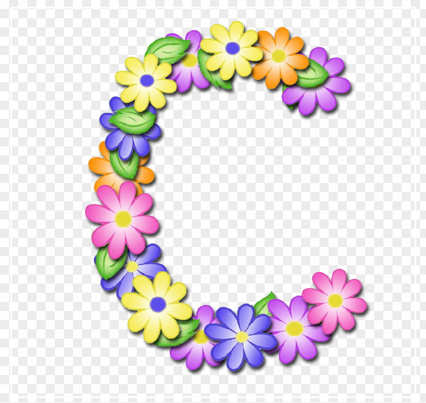 Pastel Flowers Flower Alphabet Letter Syllable Vowel PNG