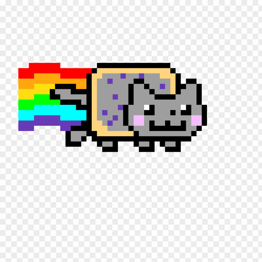 Pixel Nyan Cat YouTube Clip Art PNG