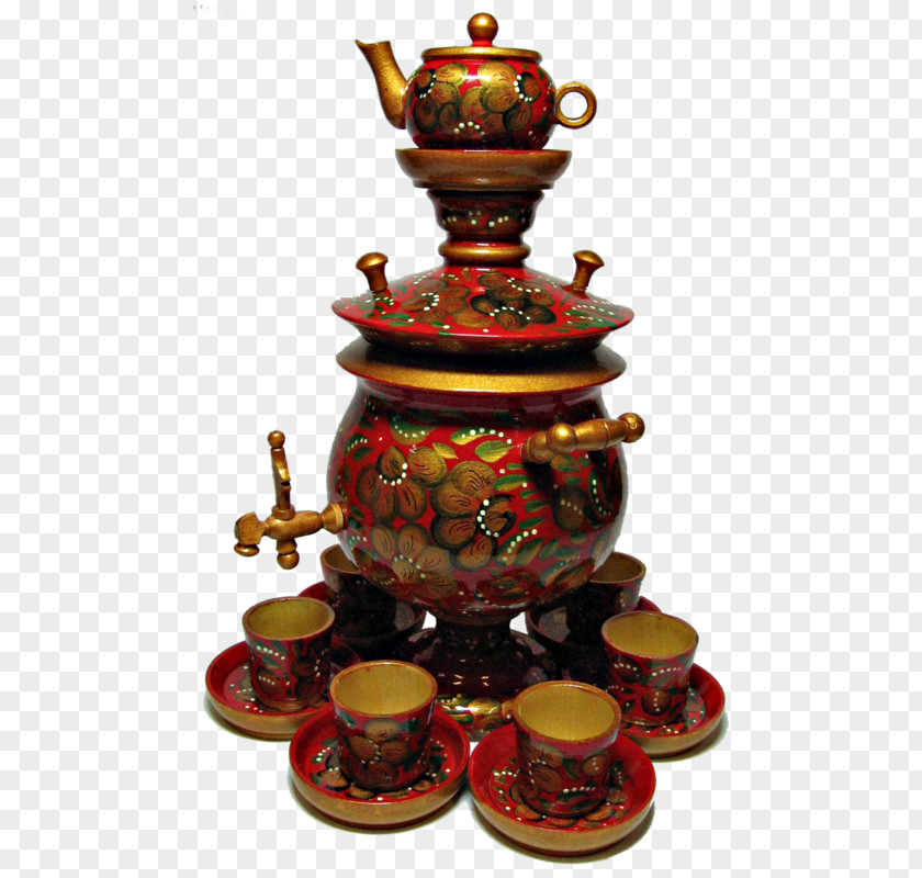 Samovar Tea Russian Teapot Cuisine PNG