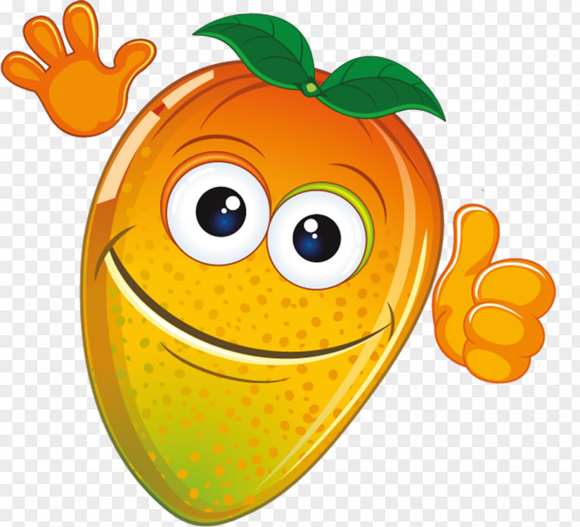Smiling Mango Cartoon Smile Cuteness PNG
