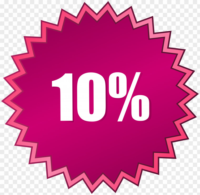 10% Clip Art PNG