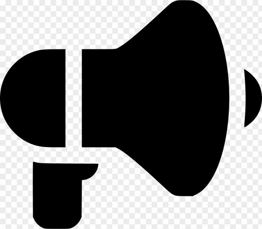 Black Megaphone Logo Line Angle Font Clip Art PNG