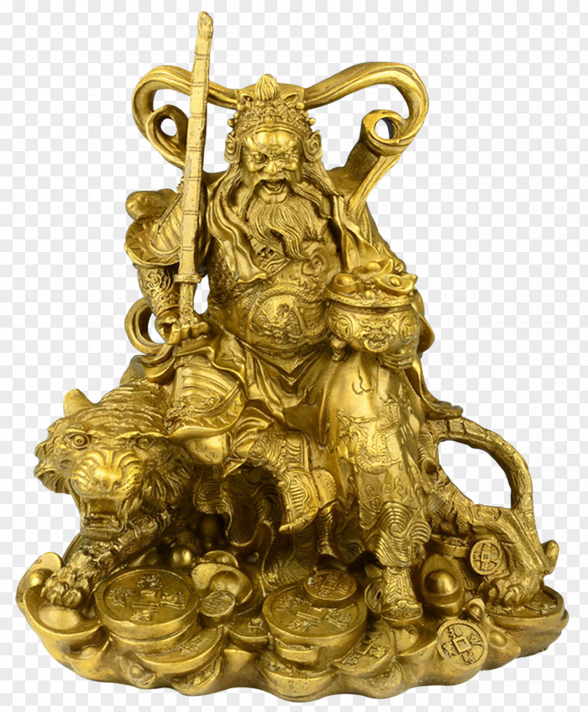 Buddha Zhaogong Fortuna Brass Caishen Copper Price PNG