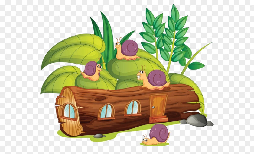 Cartoon Snail Leaves Escargot Clip Art PNG