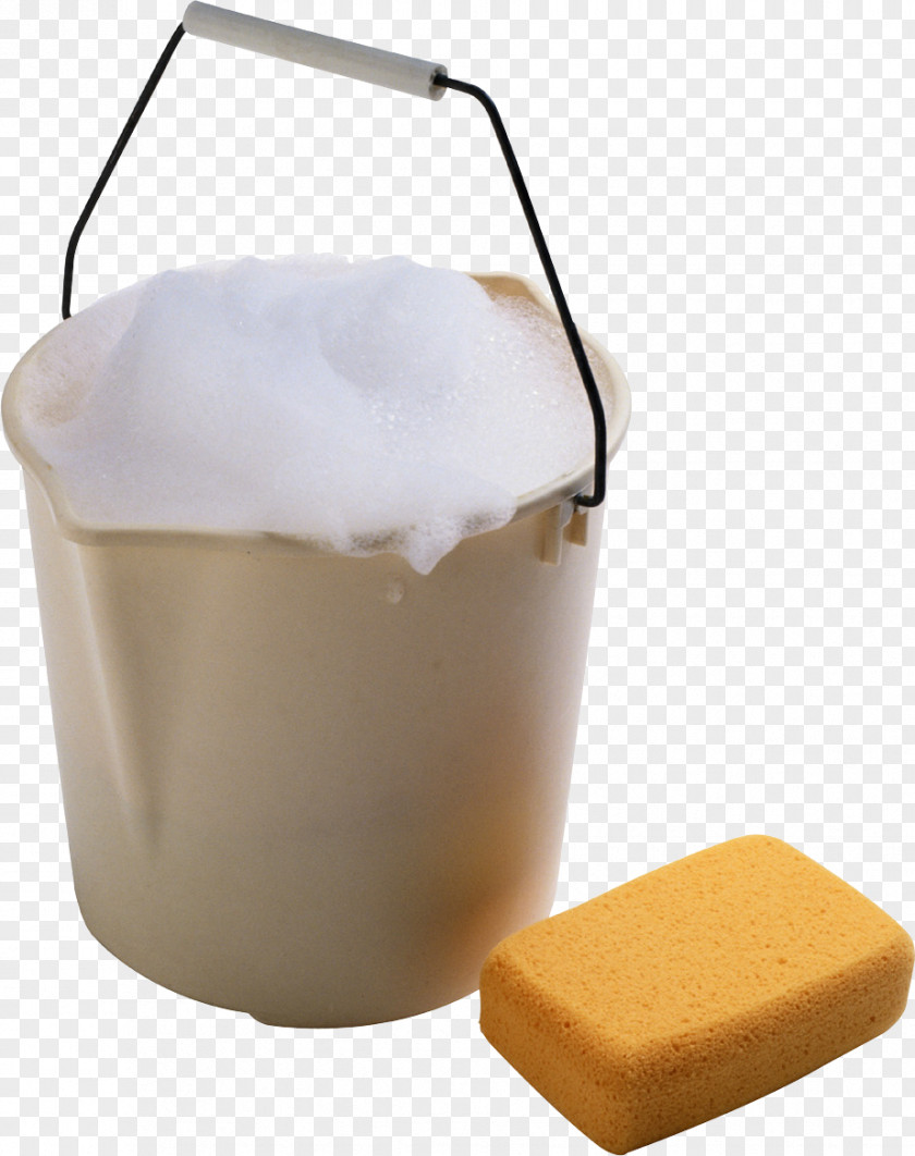 Drag The Sponge Bucket Material Free To Pull Cleaning Soap Clip Art PNG