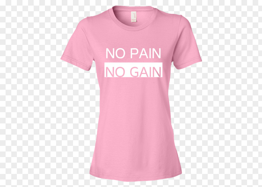 No Pain Gain T-shirt Sleeve Polo Shirt Shoulder PNG