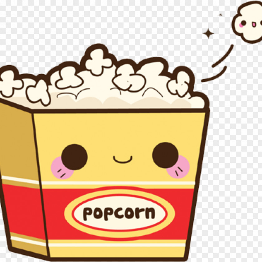 Popcorn Drawing Kavaii Ice Cream Cones Clip Art PNG