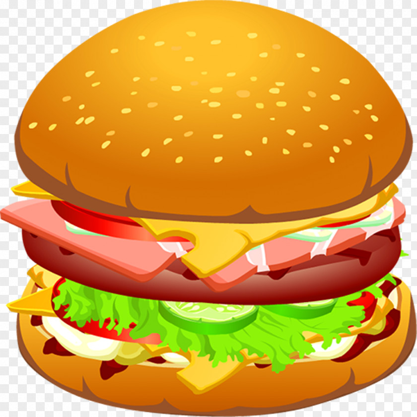 Burger And Sandwich Hamburger Fast Food Cheeseburger Veggie McDonald's Big Mac PNG