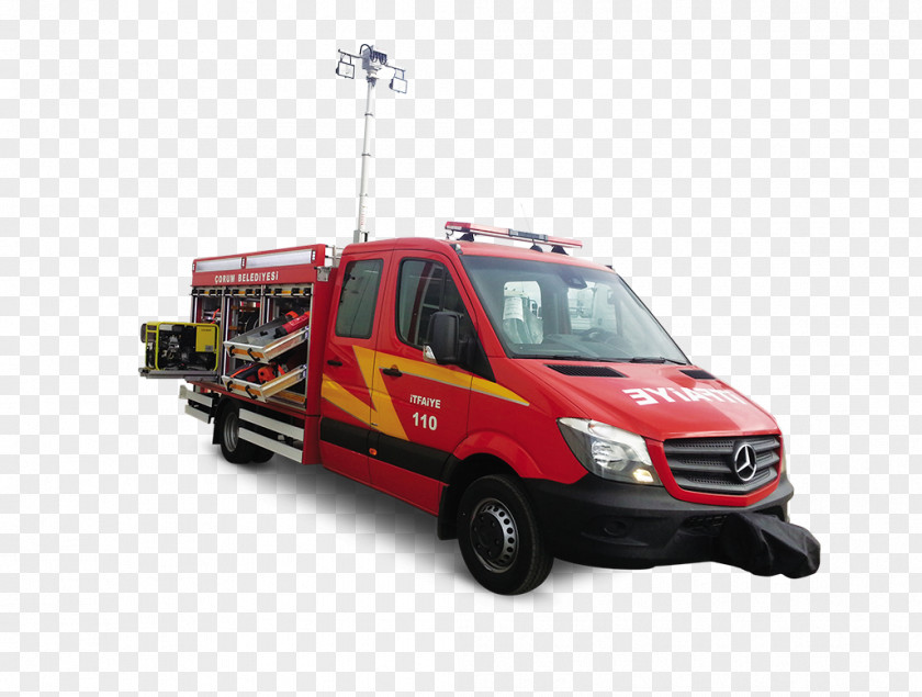 Car Heavy Rescue Vehicle Light Mast Arazöz PNG