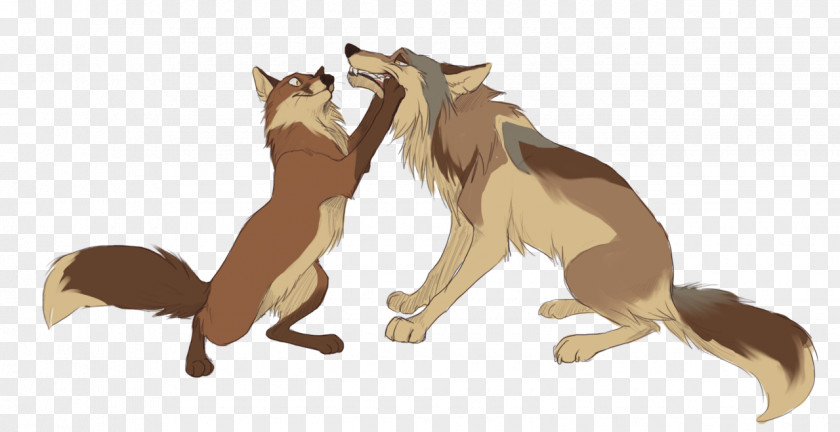 Cartoon Wolf Fox Dog PNG
