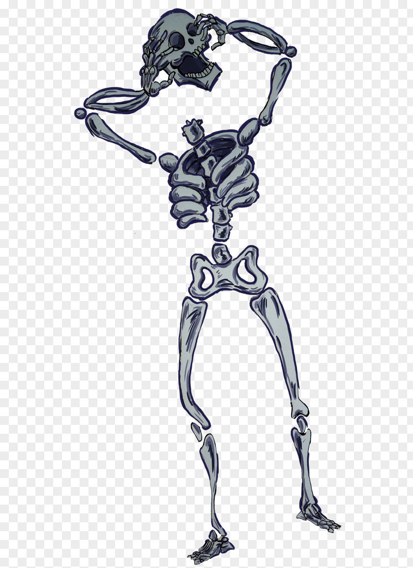 Halloween Skeleton Cartoon Drawing Clip Art PNG