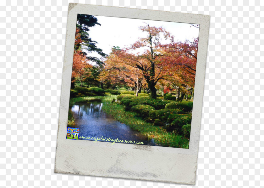 Bustling City Painting Nature Landscape Tree Picture Frames PNG