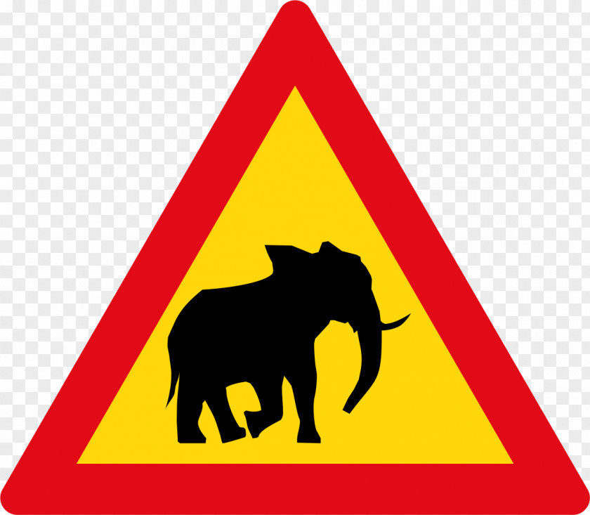 Countries Clipart Namibia Traffic Sign Warning Road PNG