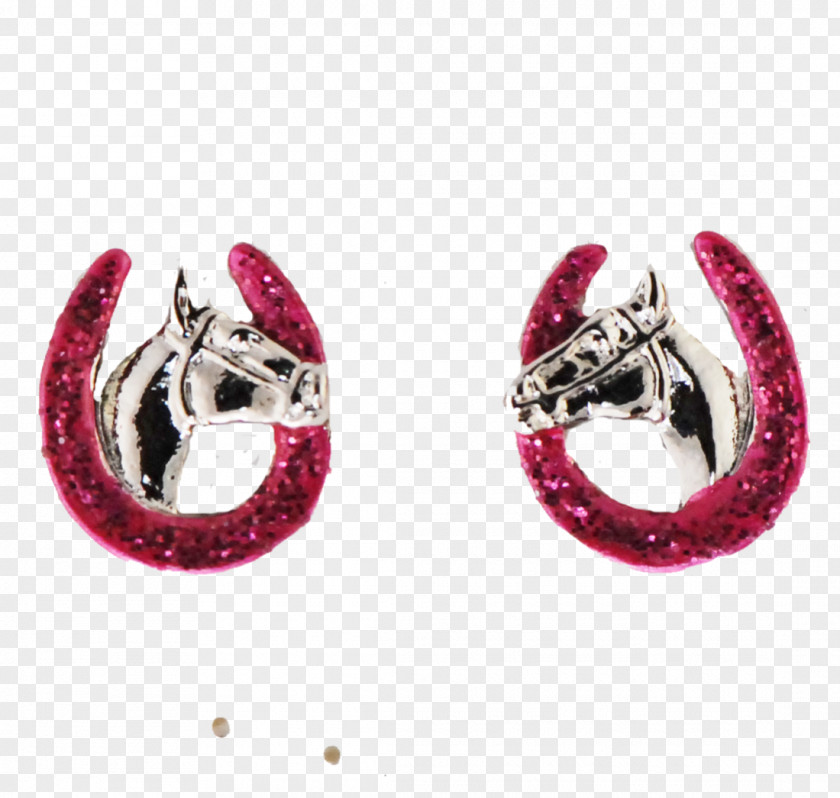 Horseshoe Earring Body Jewellery Silver Clothing Accessories PNG