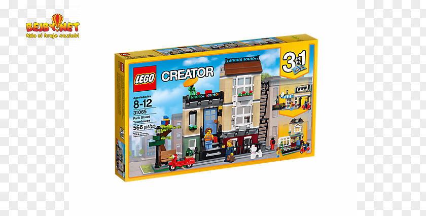 Lego Creator House LEGO 31065 Park Street Townhouse Toy PNG