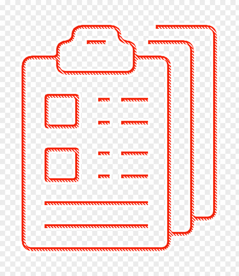 Office Stationery Icon Clipboard Test PNG