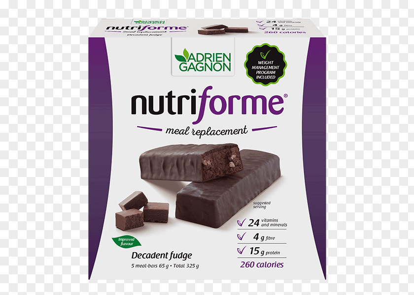 Chocolate Bar Fudge Meal Replacement Food Peanut PNG