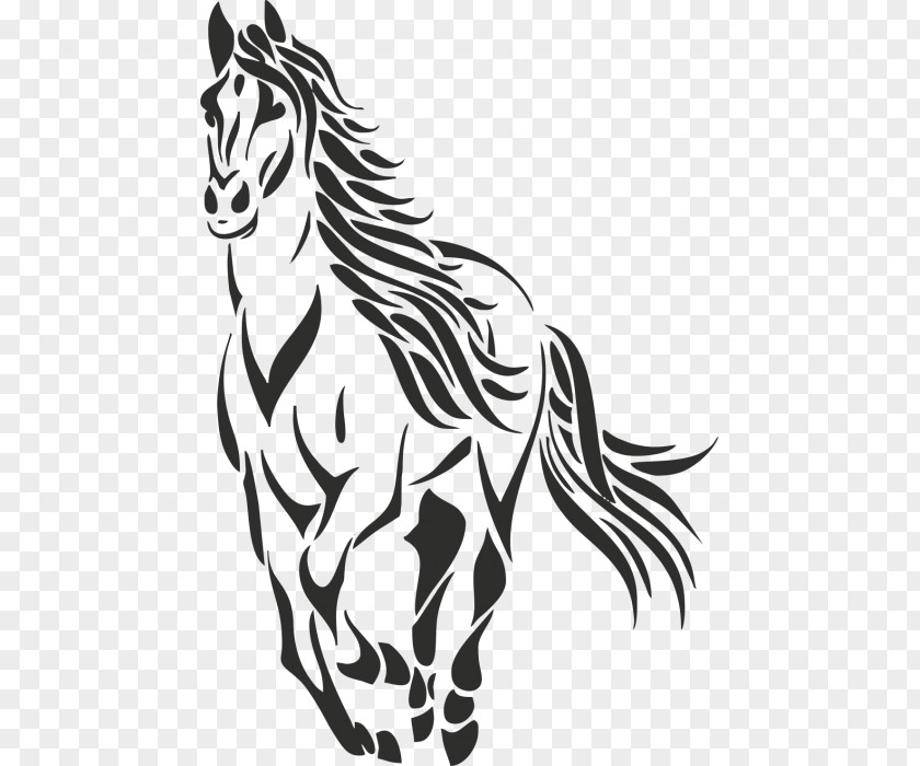 Horse Tattoo Illustration Drawing Image PNG