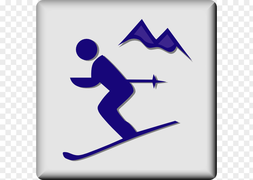 Skier Cartoon Alpine Skiing Sport Clip Art PNG