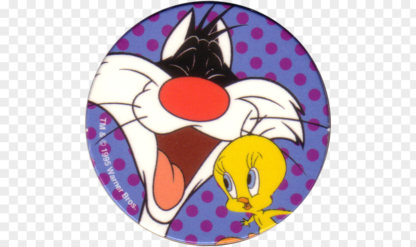 Sylvester And Tweety Milk Caps Looney Tunes Cartoon PNG