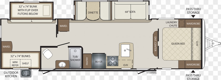 Car Caravan Campervans Floor Plan Trailer PNG